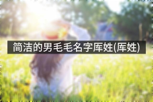 简洁的男毛毛名字厍姓(厍姓)